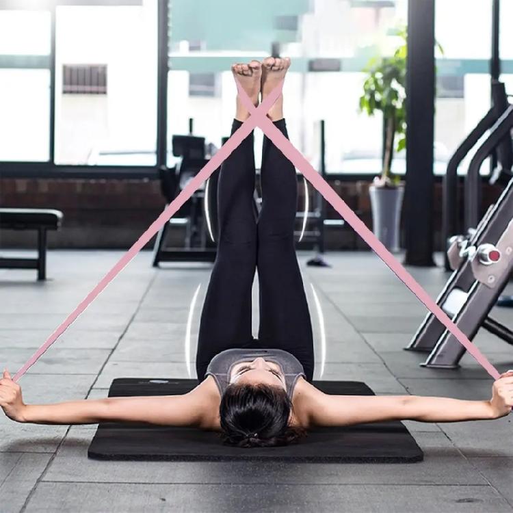 7 delar Pilates Essential Kit Yoga Träningskit Pilatesringar Set Magisk Cirkel för Hem och Resor