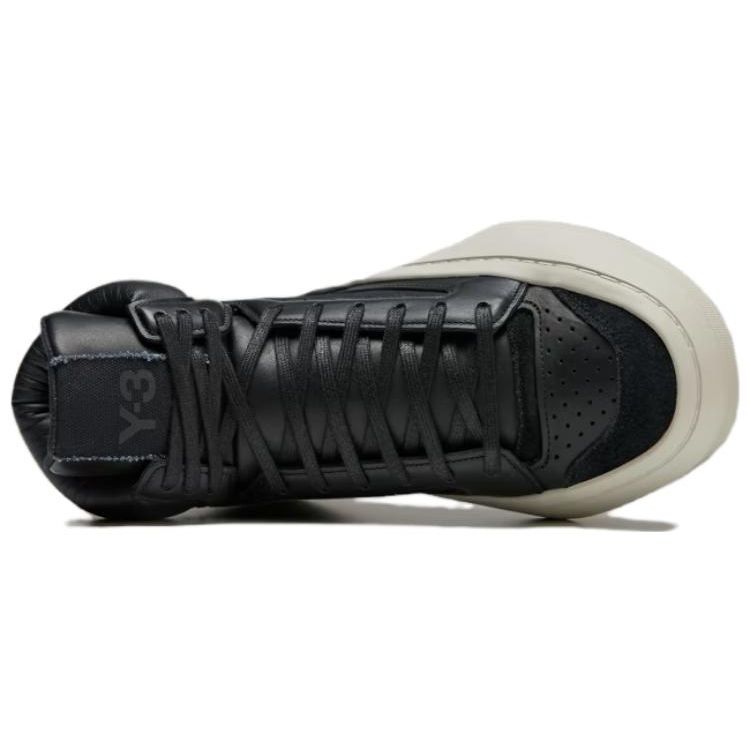 Adidas Y-3 Centennial High Black Off White Unisex Sneakers Bliss IF7788