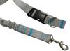 Dog Leash with Shock Absorber 380cm GRAY Adjustable HandsFree Made in Poland