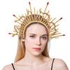 Antique Snake Design Hairband With Spiked Design For Women Daily Use and Special Event Masquerades Party Headpiece