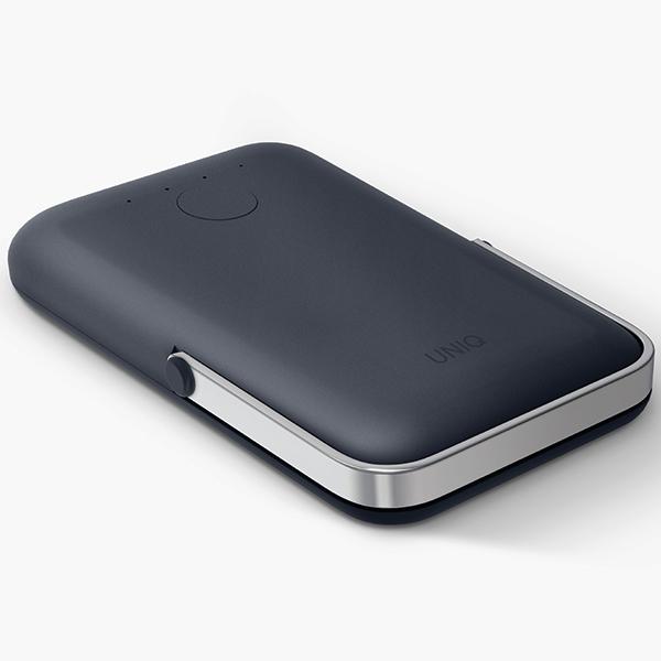 UNIQ Powerbank Hoveo 5000mAh USB-C 20WPD Fast Charge Wireless Magnetic Blue/storm Blue