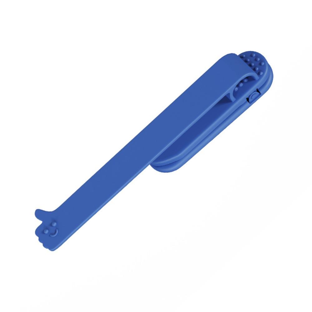 Portable Smart Bookmark Soft with Pen Slot Silicone Bookmark Automatically Follows Page Flipping Notebook Page Divider