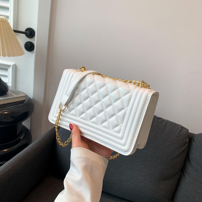 Women'S Bag Small Square Bag Stylish And Simple Shoulder Bag Creative Chain Crossbody Bag Handbag