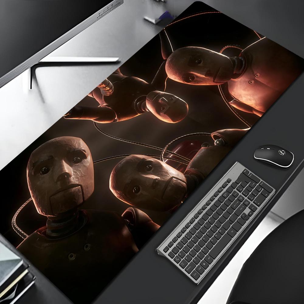 A-Atomic Hearts Games Mouse Pad Edge Big Safely Gaming Locking Computer Gamer Large Rubber Art Mousepad Laptop Desk Mat