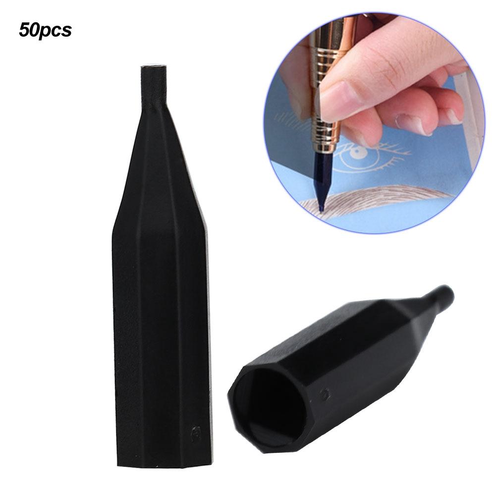 50 Stück Einweg-Tattoo-Nadelkappen für Microblading Permanent-Make-up-Maschine