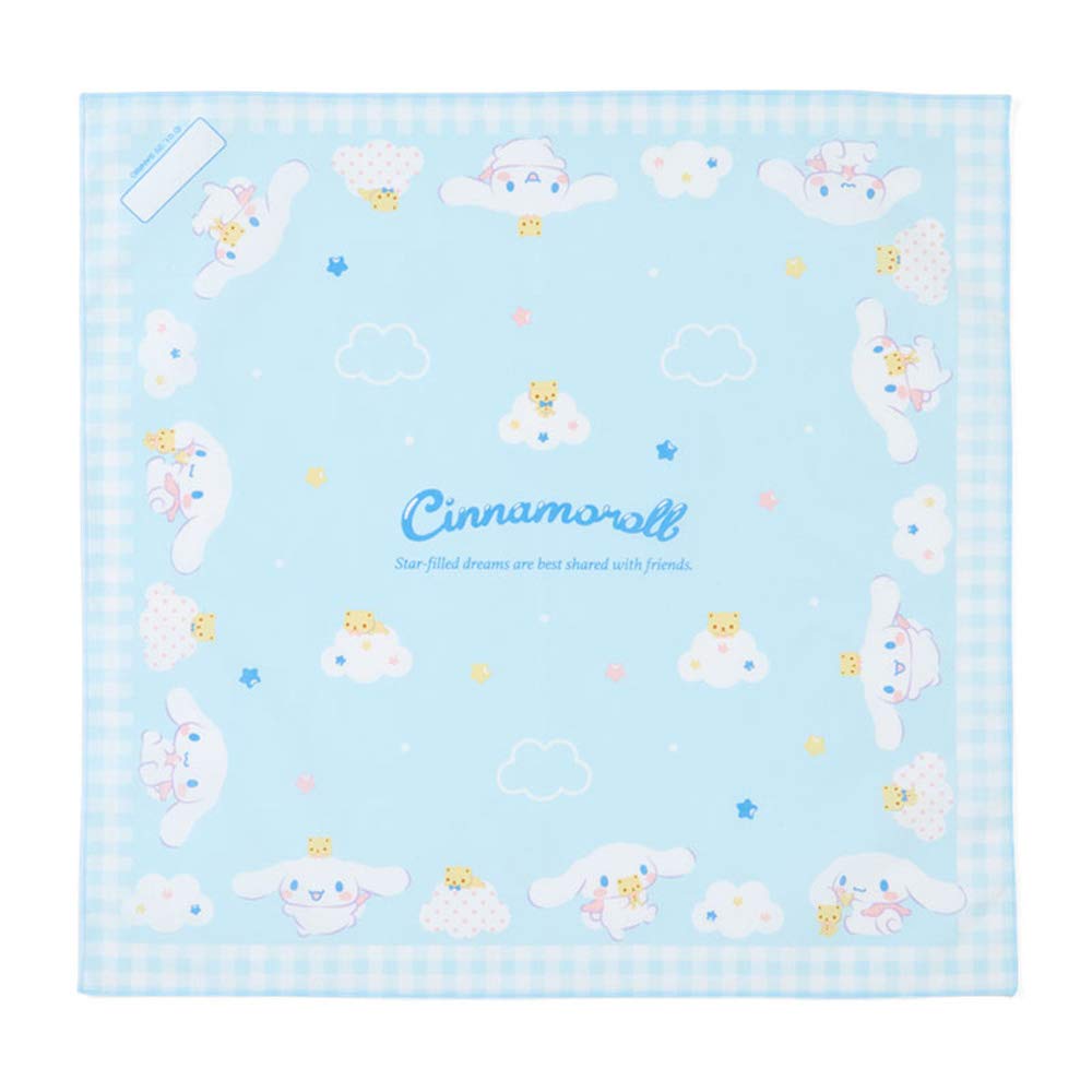 

Sanrio Lunch 43 x 43 with space for made in featuring Cinnamoroll item number Cloth, approx. cm, name, Japan, character, 747327. синий