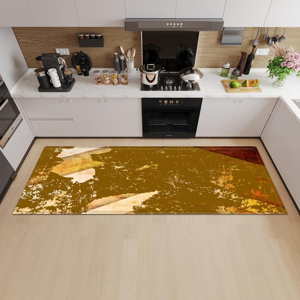 Kitchen Mat Entrance Door Mat Living Room Long Carpet Home Corridor Bathroom Non-slip Floor Children's Carpet