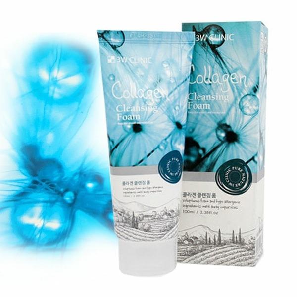 

3W Clinic Collagen Cleansing Foam 100ml Pure Natural Foam Cleanser (WC8A70B)