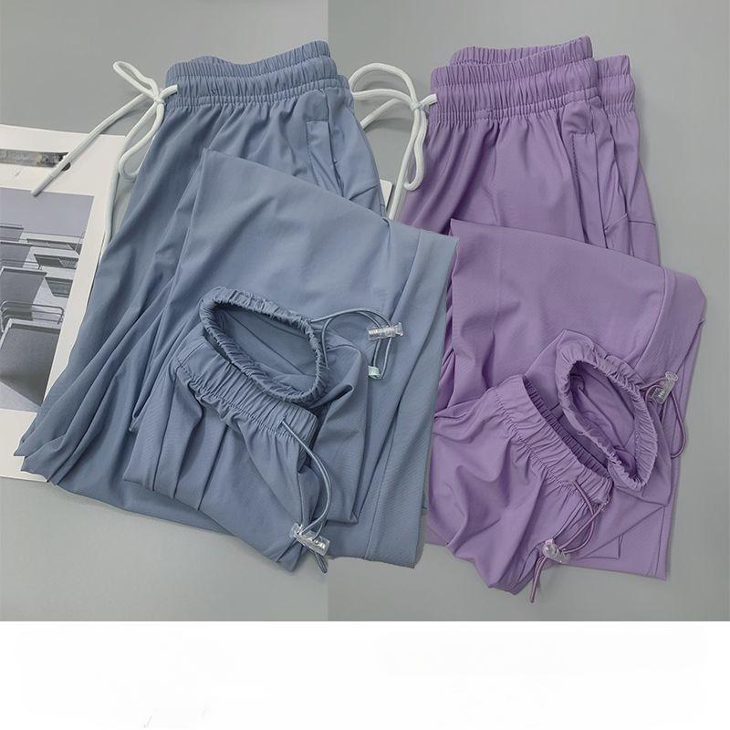 Breathable Quick-drying Sports Pants for Women's Summer Outdoor Running Pants