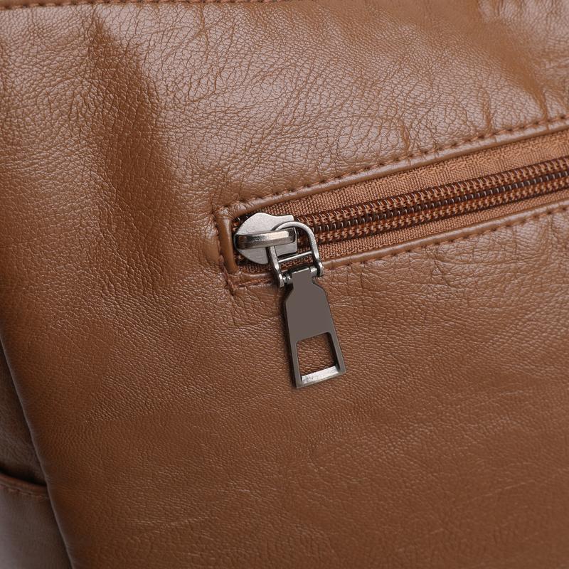 Multi-compartment Simple All-match Middle-aged and Elderly Mother's Large-capacity Casual Shoulder Crossbody Bag