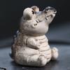Exquisite Resin Tea Pet Elegant Tea Pet Sculpture Perfect for Tea Shops