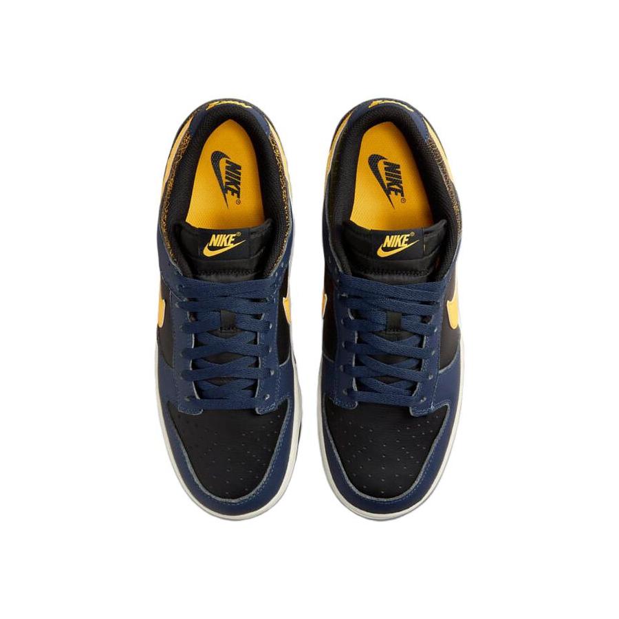 Nike Dunk Low Vintage Michigan Skate Shoes Sneakers Men's FZ4014-010