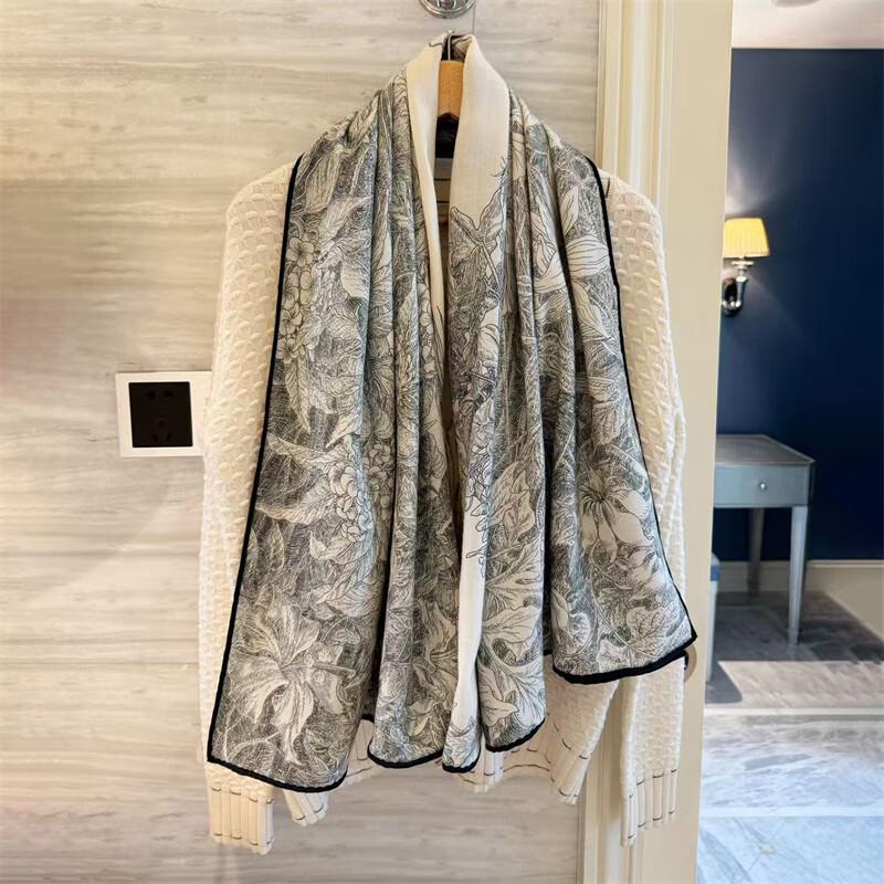 NINA SOLOR Palermo Botanical Garden Large Square Scarf