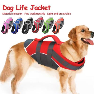 Reflective Dog Life Jacket Breathable Dog Swimsuit Pet Supplies Swimming Clothes For Dogs Puppy
