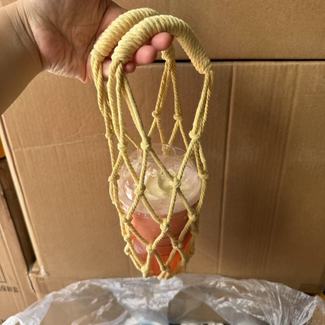 

Женская Сумка Чехол для Чашки Термокружки Чехол для Стакана Аксессуары для Чашек Портативный Чехол для Бутылки с Водой Для Путешествий Пешего Туризма Взрослых жёлтый