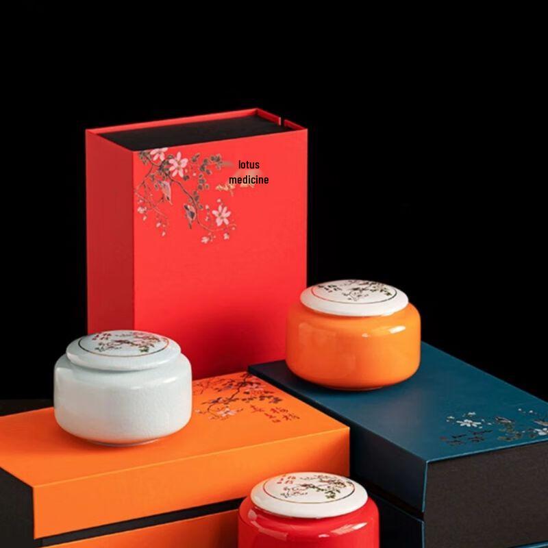 Ceramic Tea Caddy Gift Set