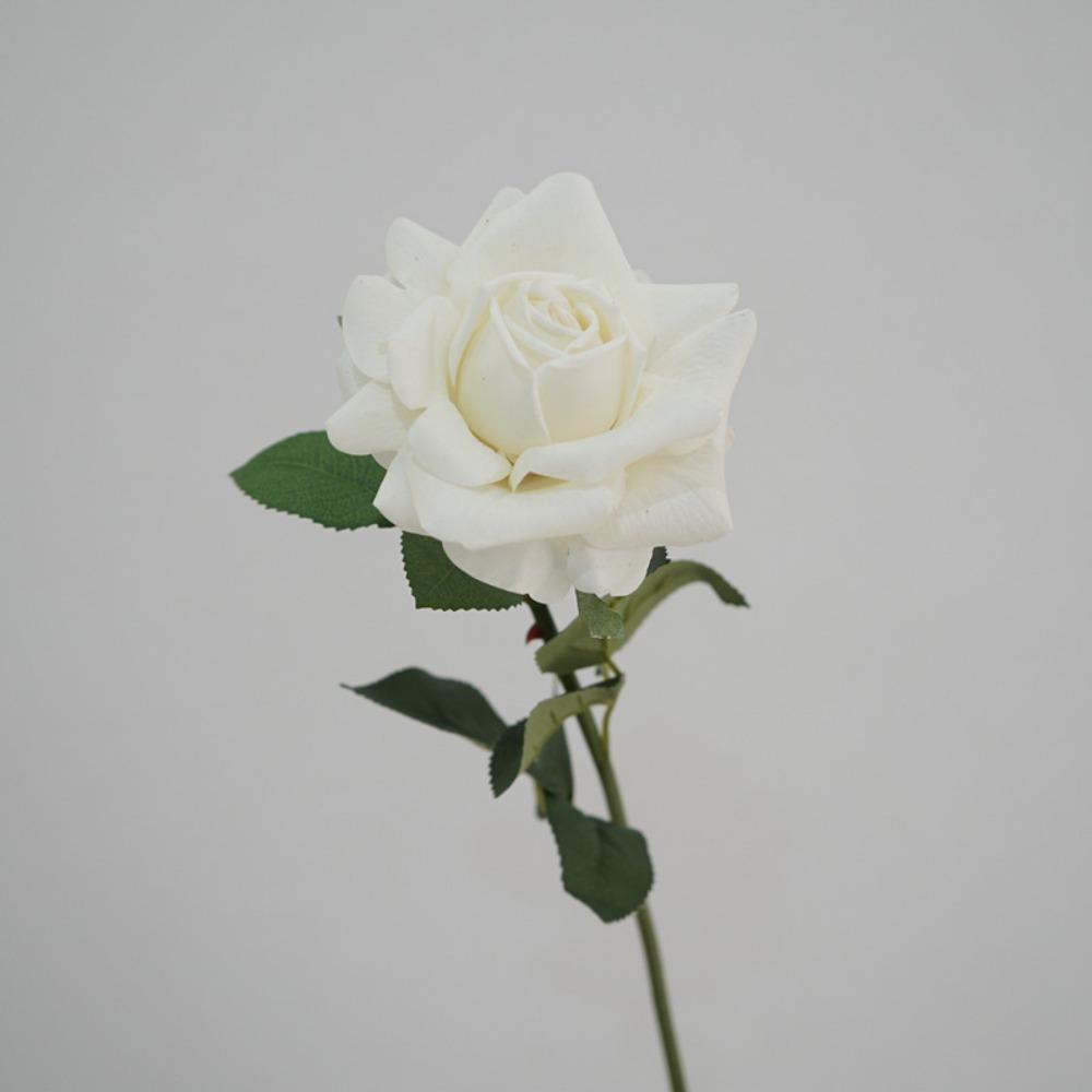 Cloth Artificial Rose Flower Iron Wire Simulation Rose Realistic Artificial Rose  Home Decoration