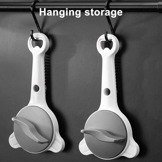 Can Opener Multi-Function Adjustable Rotatable Bottle Opener with Ergonomic Handle Lid Remover Tool for Seniors And Home Cooks Stainless Steel