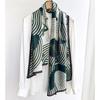 Lines Spring and Autumn Summer New Fashionable Strip Scarf with Shirt Suit Professional Scarf Multifunctional Headband Kitten Women