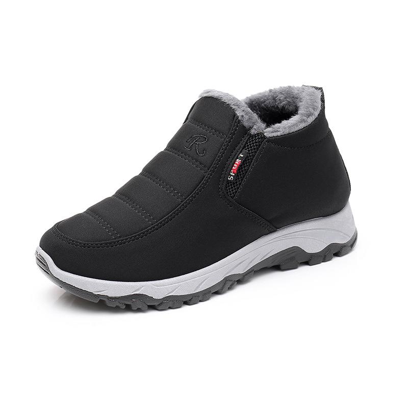 Shoes men's new velvet comfortable old Beijing cotton shoes winter soft sole non-slip warm men's snow boots are not tired