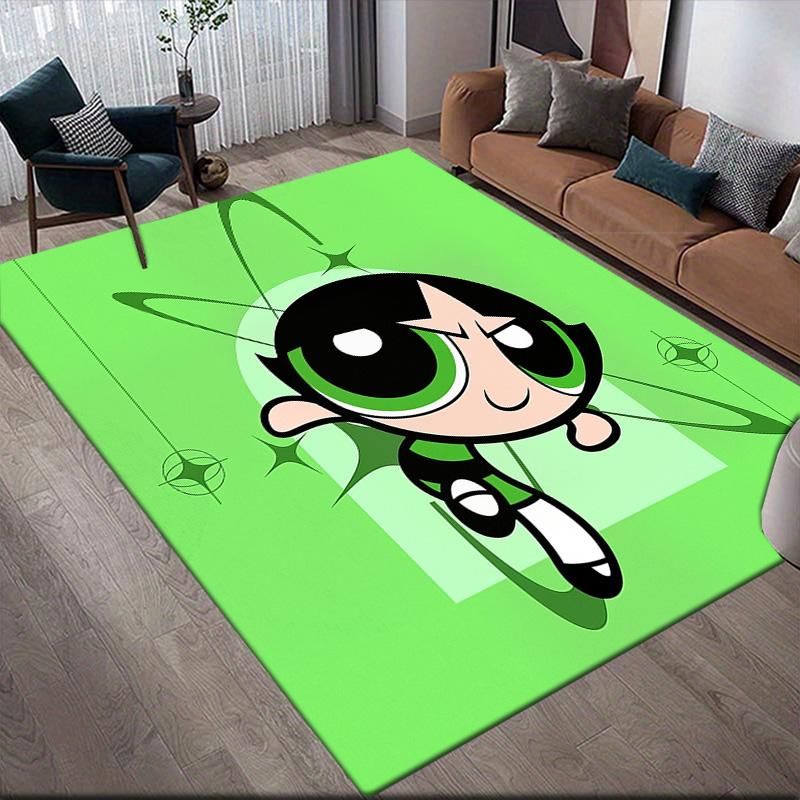 

Buttercup from The Powerpuff Girls anti-slip floor mat, rectangular carpet for home living room 60x90cm