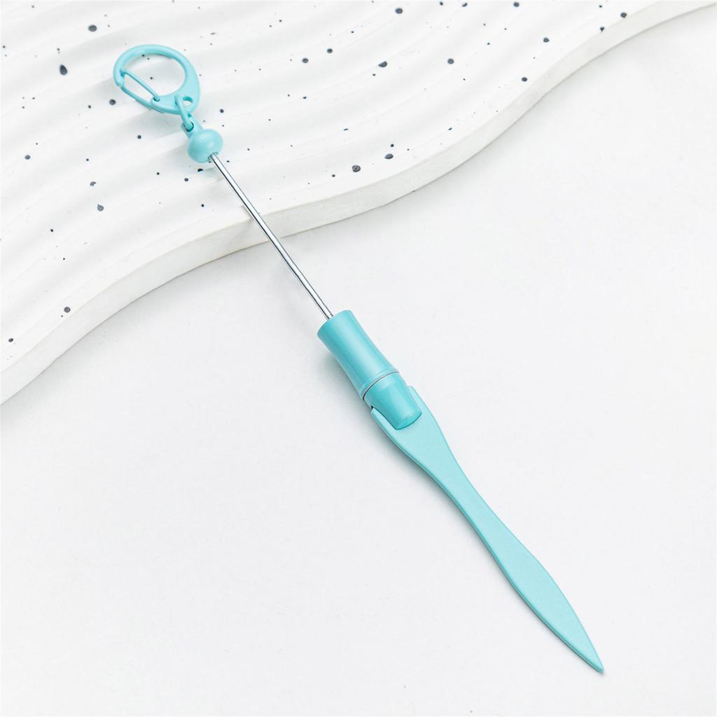 Korálkový otvírák na dopisy Kovový otvírák na dopisy s klipem na klíče Korálkový otvírák na obálky Dárek pro studenta učitele