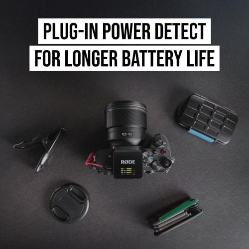 RODE Microphones Wireless Go (3rd Generation) Compact Wireless Microphone, Black, WIGOGEN3