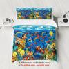 Marine Animal Three-Piece Quilt Cover Pillowcase 3D Digital Printing Bedding Independent Station