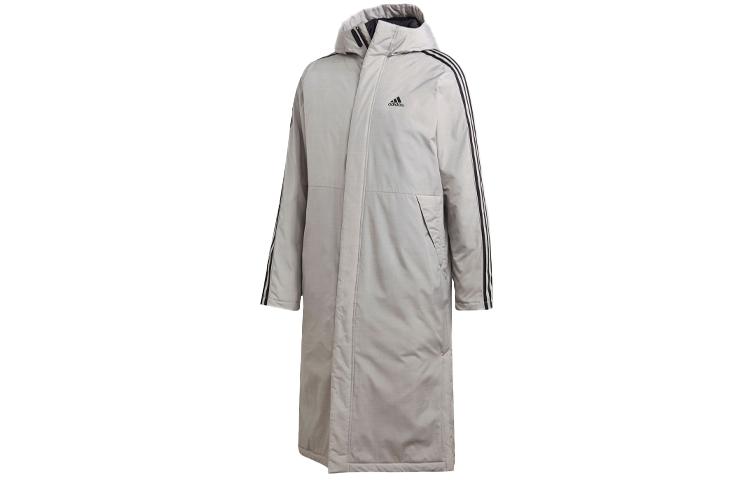 Adidas Puffer Jackets Men s Gray Hooded Thickened Other GE9993 M