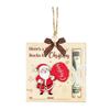 1/6Pcs Christmas Wallet Pendant Snowman Xmas Tree Gift Box Deer Pattern Pendant Striking Atmosphere