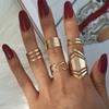 5 Stück/Set Damen Retro Blätter Herzförmig Geometrisch Hohl Knöchelring Punk Stil Mädchen Geschenk Schmuck Zubehör