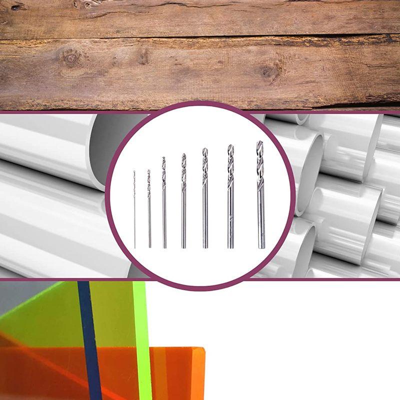 Dremel 628 Präzisionsbohrer-Zubehörset mit 7 Mehrzweckbohrern für Rotationswerkzeuge