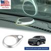 Car Central Control Speaker Cover Trim Ring For Jeep Grand Cherokee 2011+ Silver