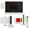 Roll Up Jigsaw Puzzle Storage Mat Set Non-Slip Polyester Puzzles Keeper Sorting Trays with Inflatable stick Rollup Puzzle Mats