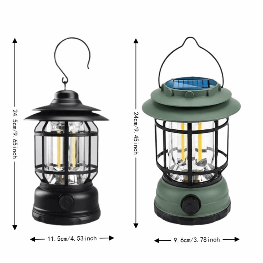 Battery Powered Solar Camping Light Waterproof Solar Emergency Lamp Solar LED Tent Light Hiking