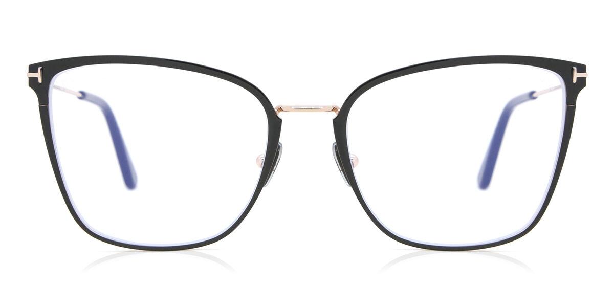 

Tom Ford Ft5839 B Blue Light Block 001 женские очки Shiny Black/56