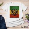 Rasta Reggae Lion Flag Jamaica for Rastafari Lover Unisex T-shirt