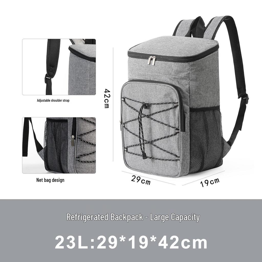 Large Capacity Double Shoulder Insulated Picnic Backpack for Cold Storage