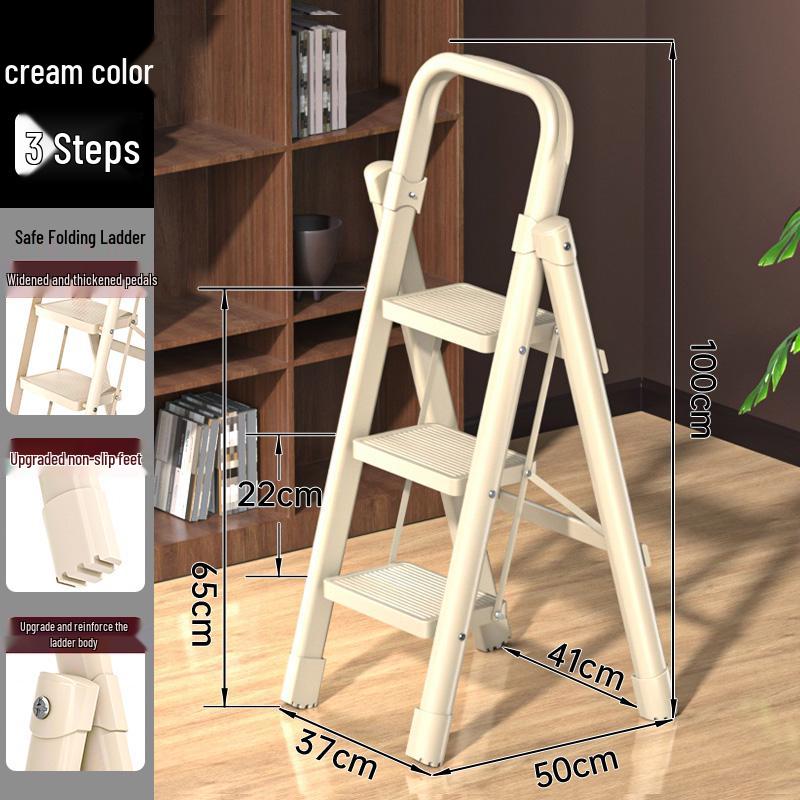 Multifunctional Telescopic Folding A-Frame Ladder – Portable, Lightweight & Indoor Use