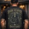 Unisex Grim Reaper Skull T Shirt Dark Gothic Streetwear Black Vintage Comfortable Stretched Stylish Unisex Slightly