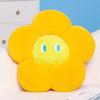 Colorful Sunflower Seat & Back Cushion - Cute, Floral Design for Bedside or Nap Pillow