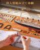 Rolife 3D Wooden Puzzle Titanic Model with LED Lights - Ship Model for Interior Decoration, Atmosphere Creation, Entryway, Craft Kit, DIY Assembly, No