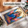 Other Similar Designs Theme Crystal Velvet Rug Personalized Custom Name Text Soft Floor Mat Home Decor