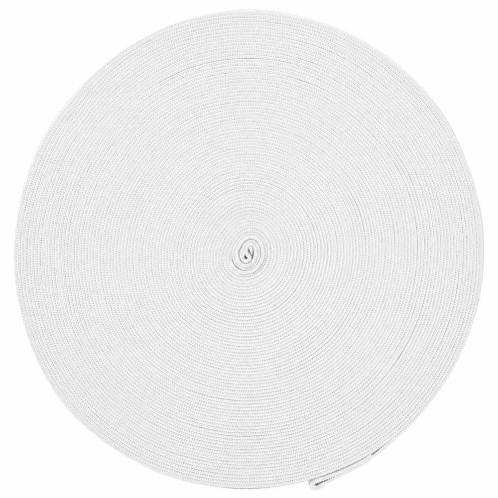 1pcs Plain Woven Tape Knitted Elastic Band 20mm Width Stretch Sewing Tape For DIY Crafts