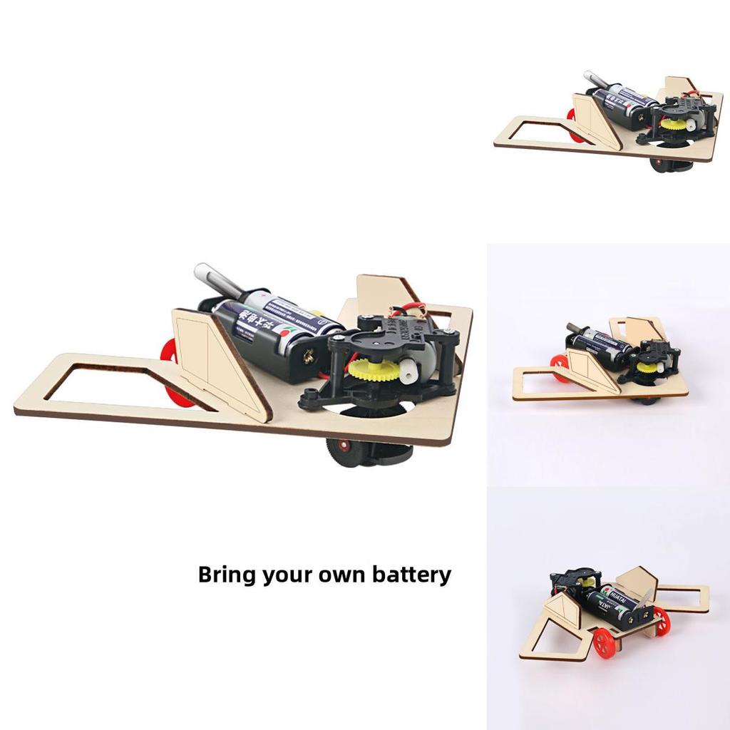 Simulated Obstacle Avoidance Robot Assembly Material Set Children Puzzle Toy For Educational Activities