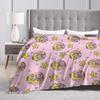 Princess Peach Star Blanket Cover Super Marioo Fuzzy Throw Blankets Summer Air Conditioning Decoration Lightweight Bedspreads