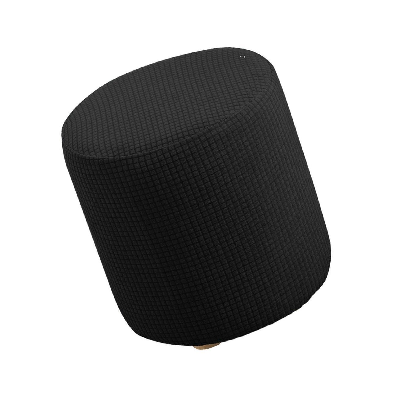 

Стильный эластичный чехол для пуфа, защитный чехол для круглого дивана, дивана для дома чёрный