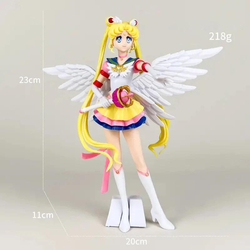 Sailor Moon Character Figurine Set - Anime Collectible for Desk & PC Case Decoration