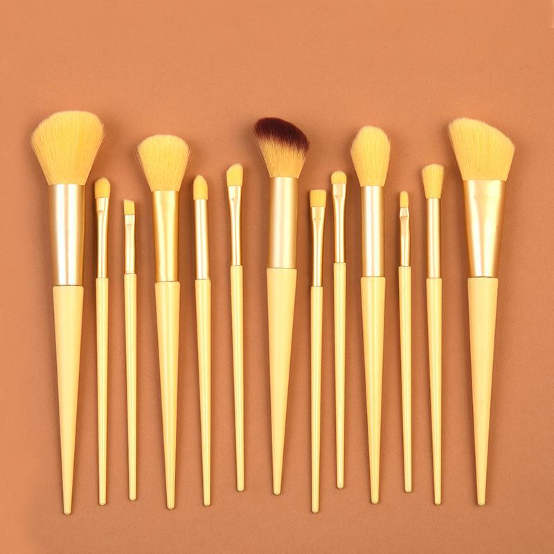 13Pcs Makeup Brush Set Full Function Cosmetic Brushes With Portable Storage Bag For Travel Daily Beauty Makeup