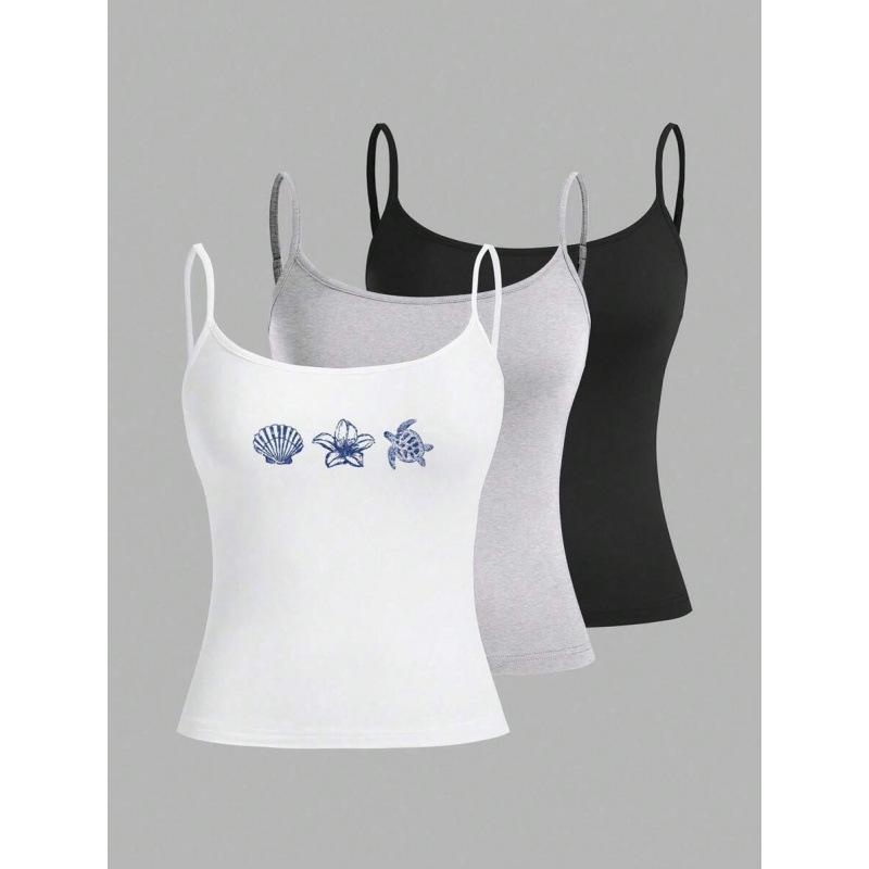 

Padded Modal Camisole with Chest Pads - Cross-Border Style M